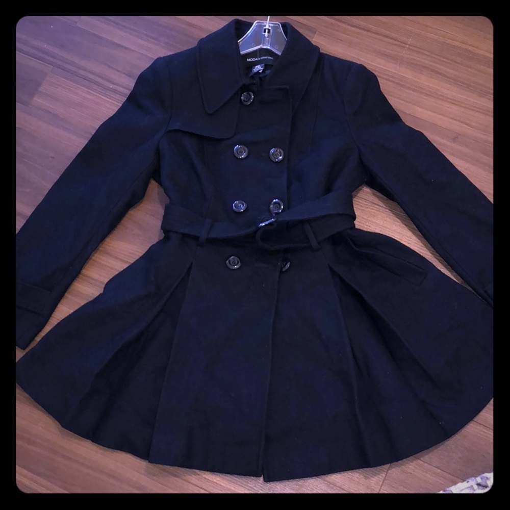 Skirted Pea Coat